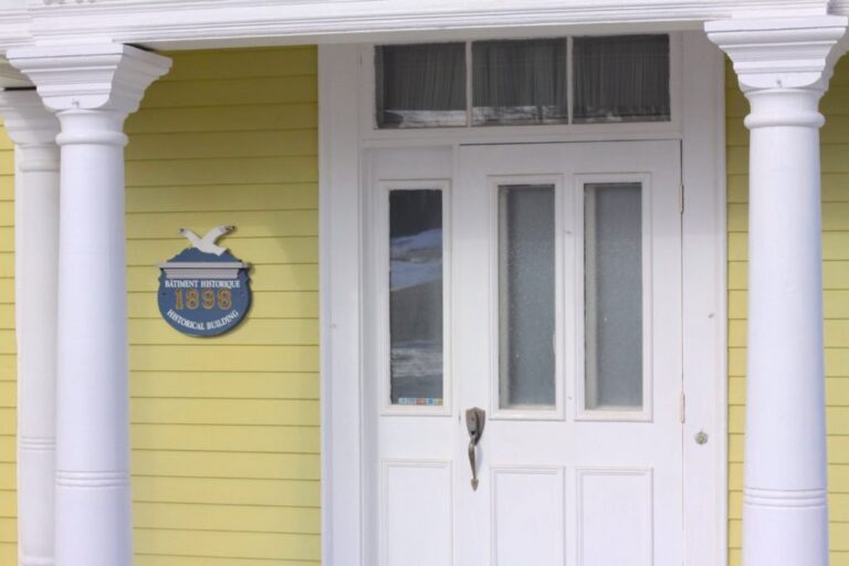 The front entrance